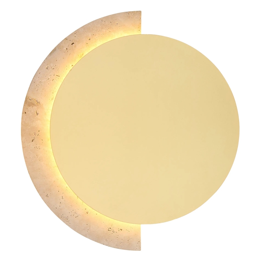 Globo - Applique LED/12W/230V 3000K Ø 25 cm travertino