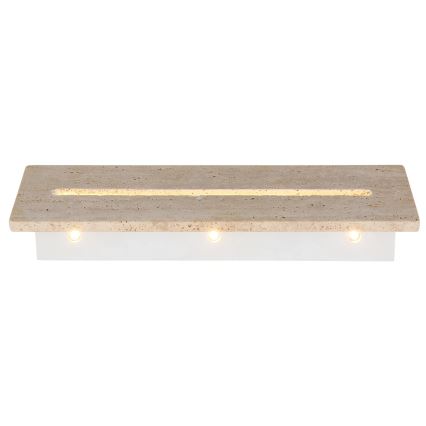 Globo - Applique LED 17W/230V 3000K 40 cm travertino