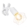 Globo - Applique con clip 1xE14/40W/230V bianco