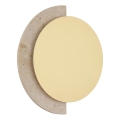 Globo - Applique LED/12W/230V 3000K Ø 25 cm travertino