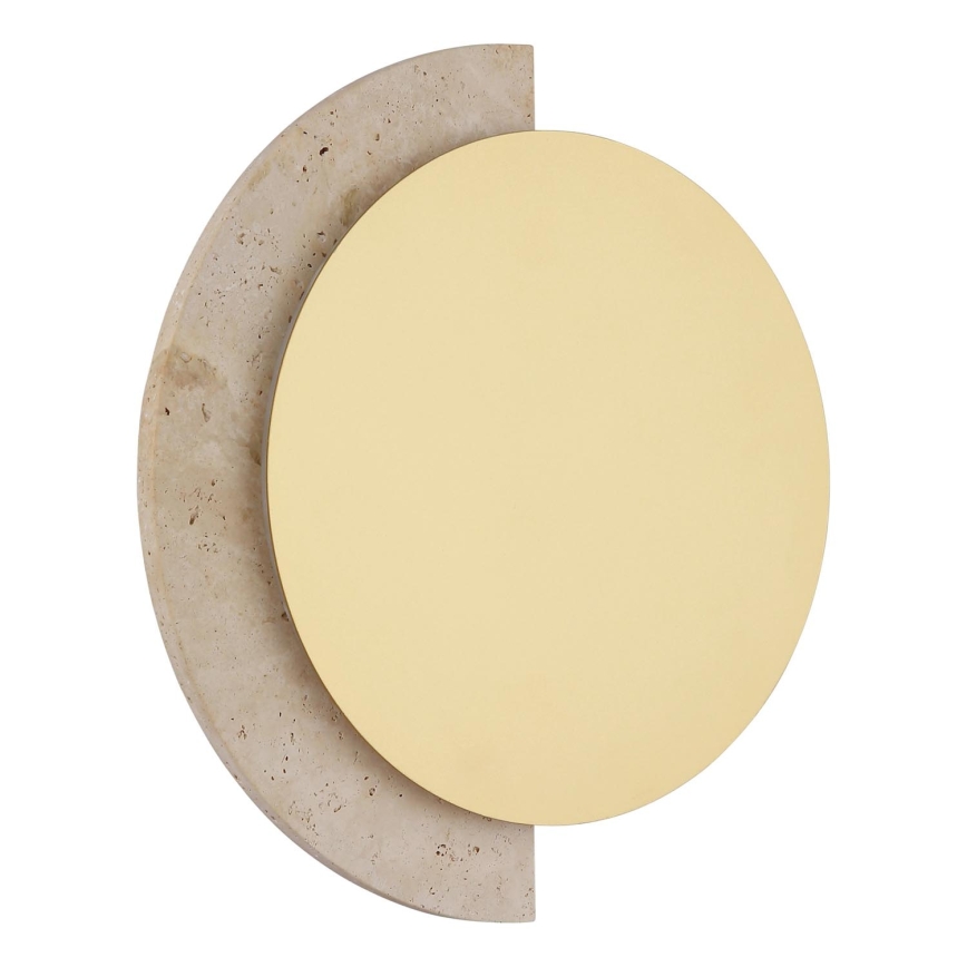 Globo - Applique LED/12W/230V 3000K Ø 25 cm travertino