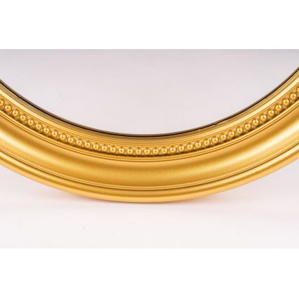 Globo - Specchio da parete, diametro 39 cm, oro