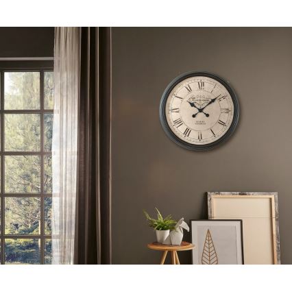 Globo - Orologio da parete Ø 58 cm, 1x AA