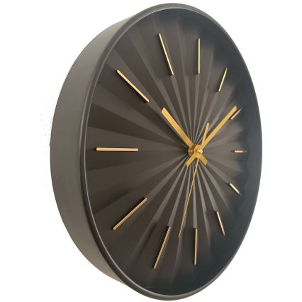 Globo - Orologio da parete Ø 30,5 cm 1xAA nero