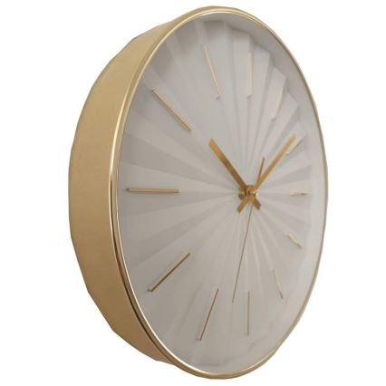 Globo - Orologio da parete Ø 30,5 cm 1xAA bianco
