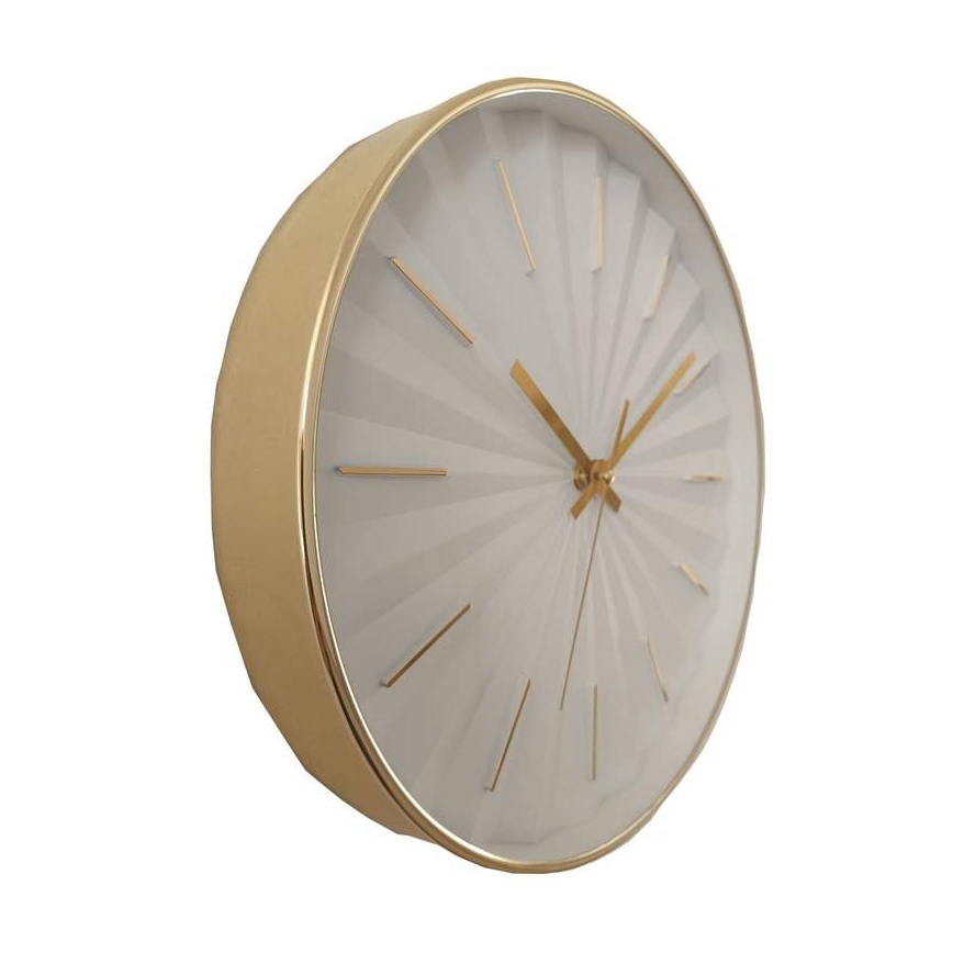 Globo - Orologio da parete Ø 30,5 cm 1xAA bianco