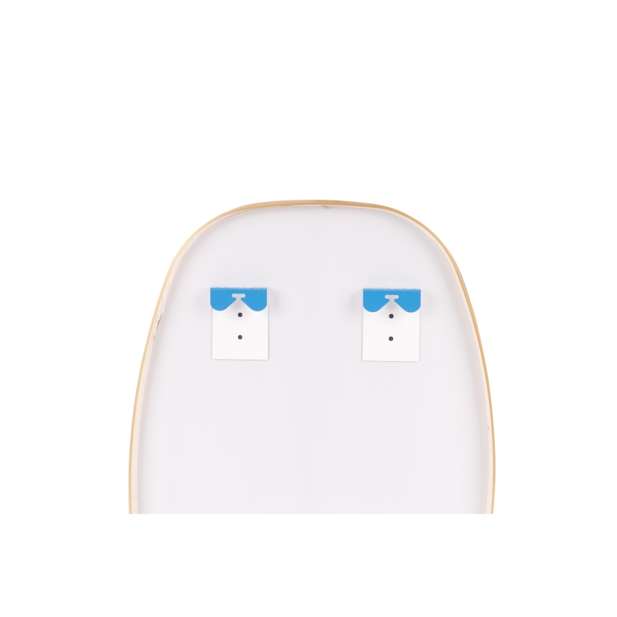 Globo - Specchio da parete 50x75 cm, finitura dorata