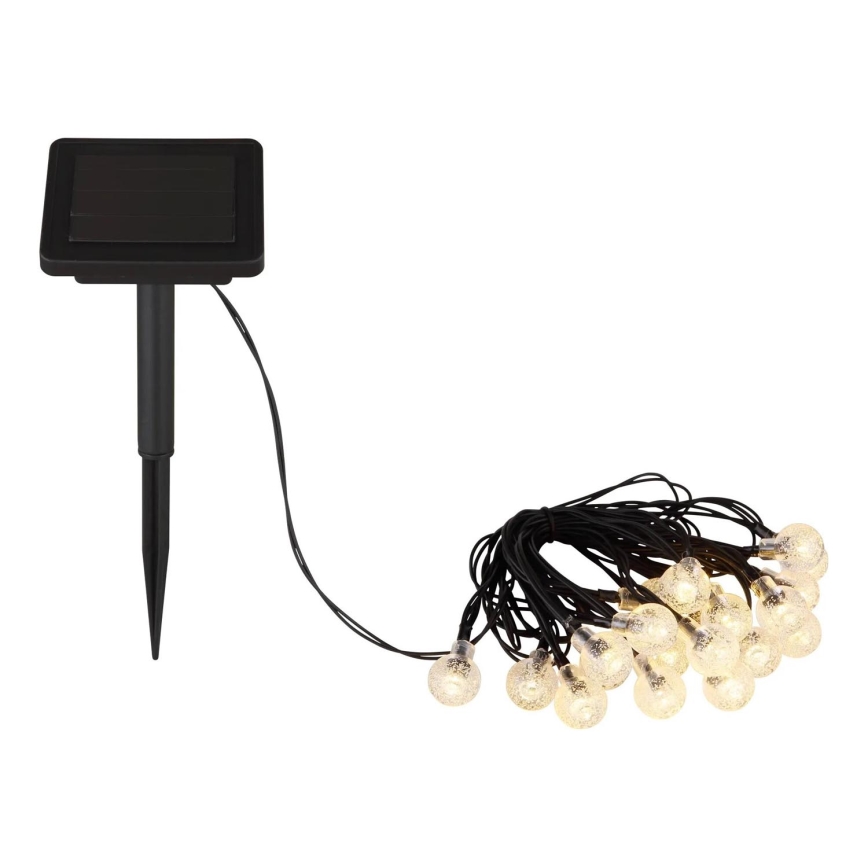 Globo - Catena LED solare 20xLED/0,06W/3,2V 285 cm IP44 600 mAh