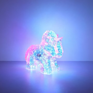 Globo - Decorazione da tavolo LED ricaricabile e dimmerabile LED/4W/5V 1800 mAh unicorno