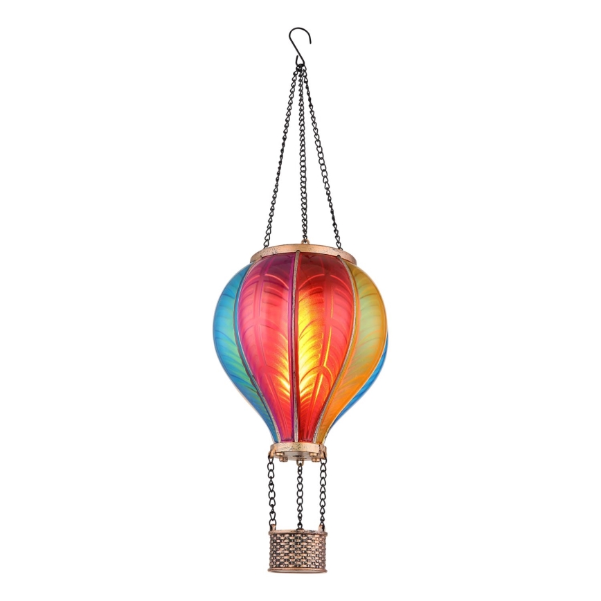 Globo - Decorazione solare a ciondolo 20xLED/0,5W/3V IP44 mongolfiera