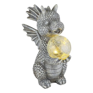 Globo - Decorazione solare LED LED/0,02W/3V IP44 drago 300 mAh