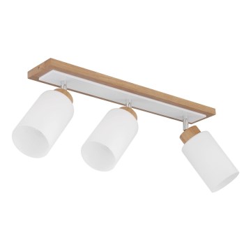 Globo - Faretto 3xE27/60W/230V beige/bianco