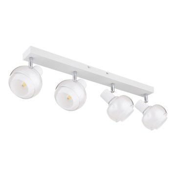 Globo - Faretto 4xE14/40W/230V bianco