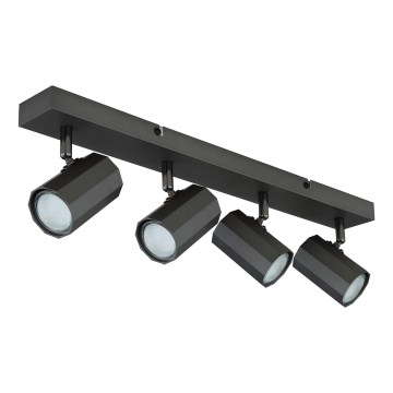 Globo - Faretto 4xGU10/25W/230V nero