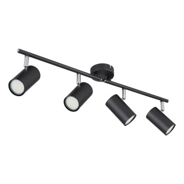 Globo - Faretto 4xGU10/25W/230V nero