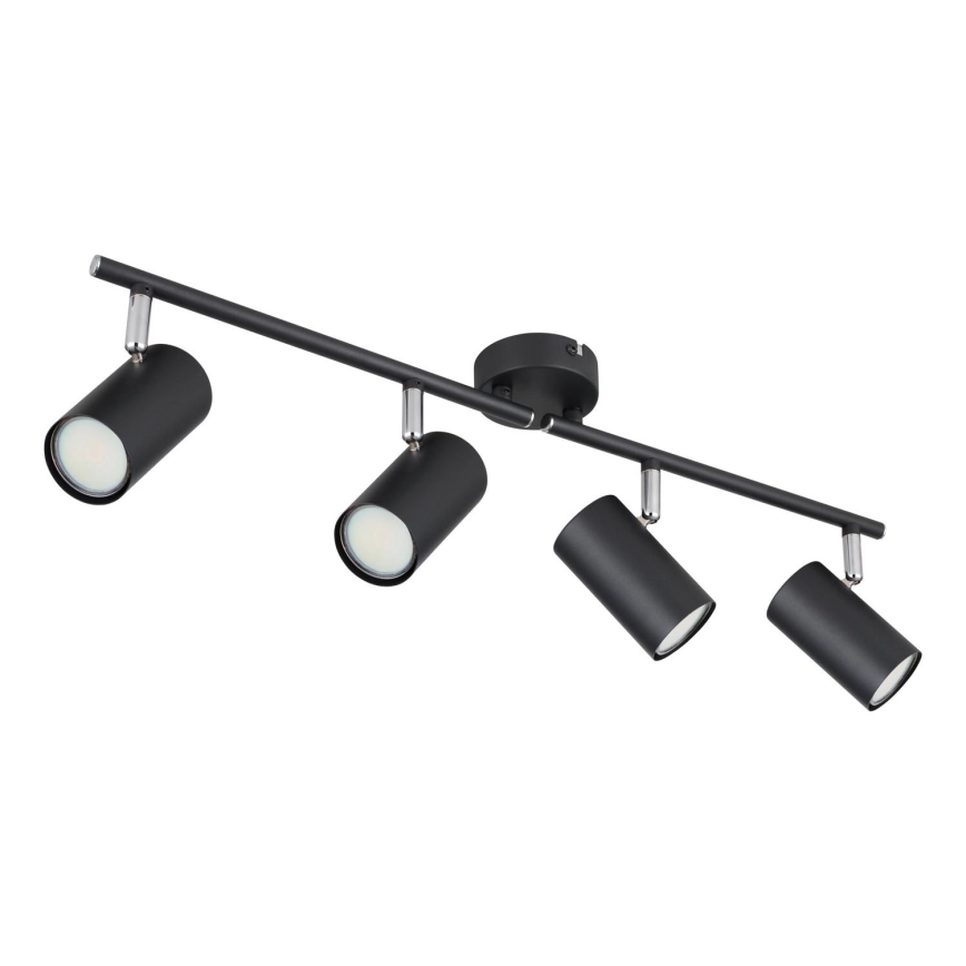Globo - Faretto 4xGU10/25W/230V nero