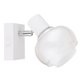 Globo - Faretto da parete 1xE14/40W/230V bianco