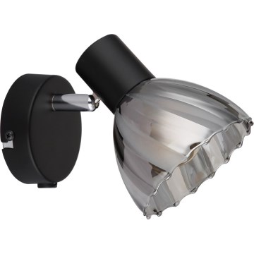 Globo - Faretto da parete 1xE14/40W/230V nero