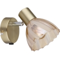 Globo - Faretto da parete 1xE14/40W/230V oro