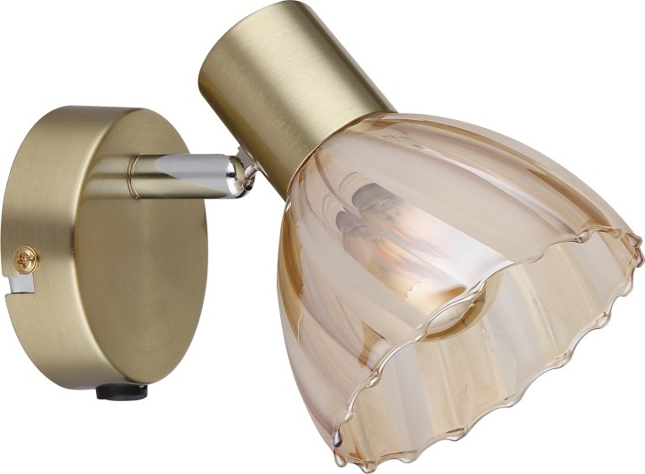 Globo - Faretto da parete 1xE14/40W/230V oro