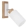 Globo - Faretto da parete 1xE27/60W/230V rovere/bianco