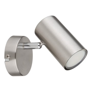 Globo - Faretto da parete 1xGU10/25W/230V cromo opaco