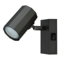Globo - Faretto da parete 1xGU10/25W/230V nero