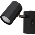 Globo - Faretto da parete 1xGU10/25W/230V nero