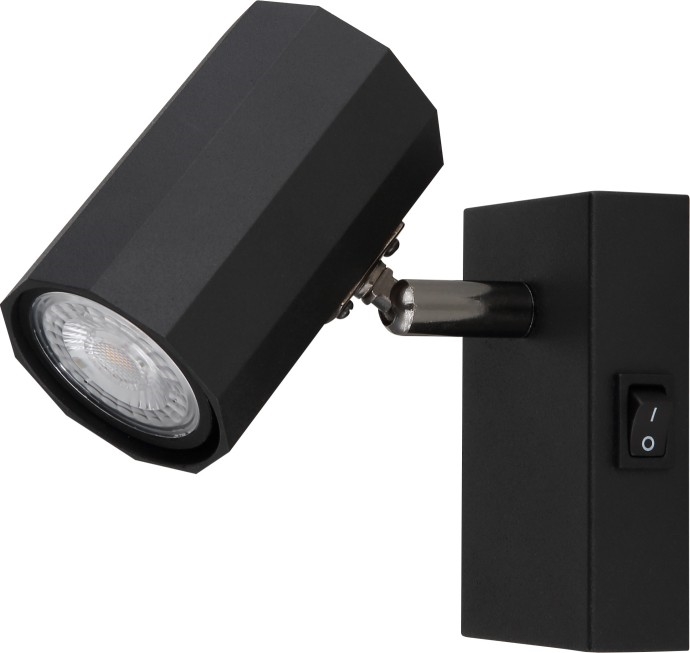 Globo - Faretto da parete 1xGU10/25W/230V nero