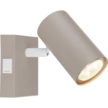 Globo - Faretto da parete 1xGU10/35W/230V beige