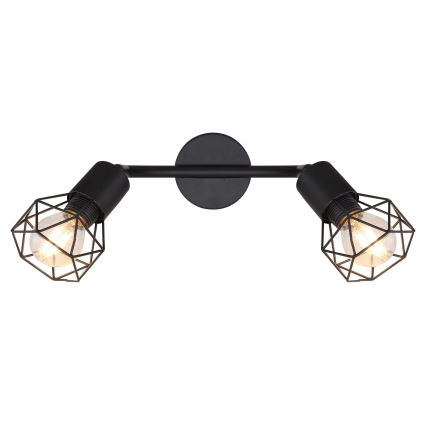 Globo - Faretto LED 2xE14/6W/230V nero
