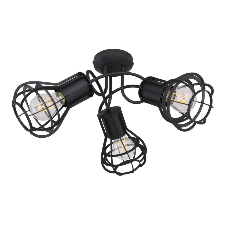 Globo - Lampada a soffitto con 3 punti luce E27/40W/230V