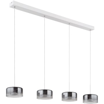 Globo - Lampada a sospensione LED su cavo LED/24W/230V bianco/fumé