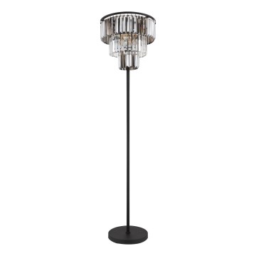 Globo - Lampada con piedistallo 3xE27/40W/230V diametro 40 cm nero