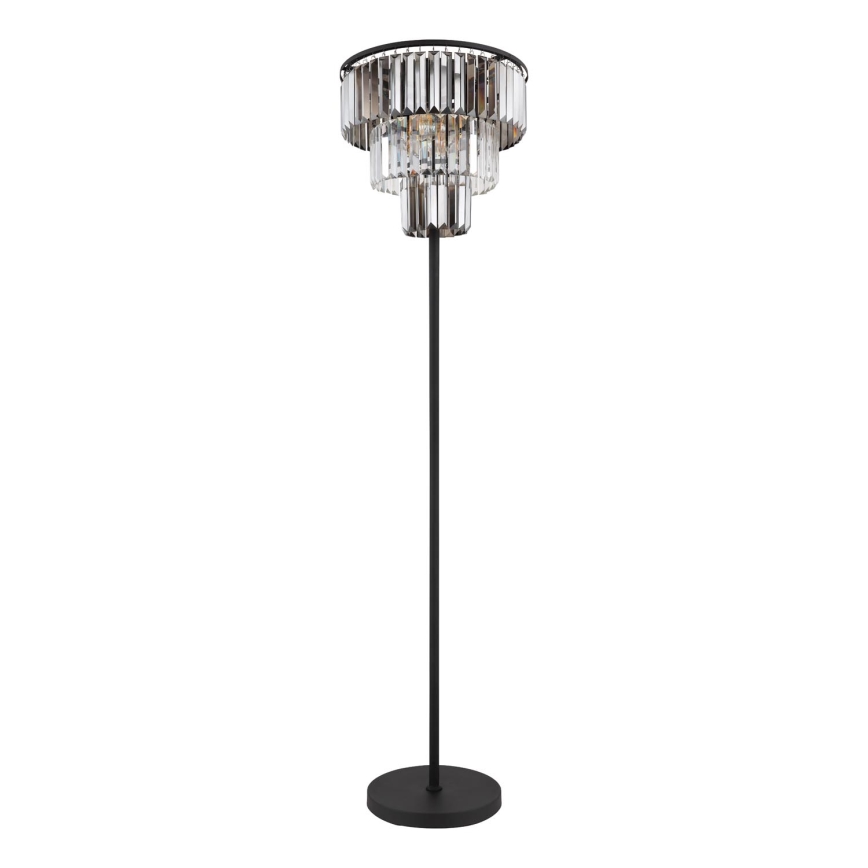 Globo - Lampada con piedistallo 3xE27/40W/230V diametro 40 cm nero
