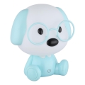 Globo - Lampada da notte ricaricabile dimmerabile per bambini LED/1W/5V 500 mAh blu