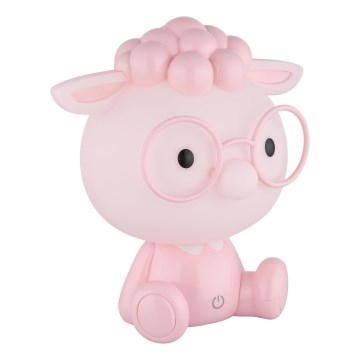 Globo - Lampada da notte ricaricabile dimmerabile per bambini LED/1W/5V 500 mAh rosa