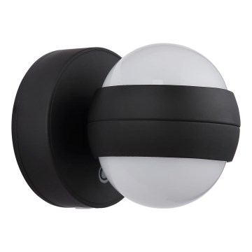 Globo - Lampada da parete ricaricabile a LED dimmerabile con touch LED/1,4W/5V 1800 mAh nero