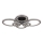Globo - Lampada da soffitto dimmerabile LED/60W/230V 2700-6000K 56x78 cm antracite + telecomando