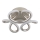 Globo - Lampada da soffitto LED/24W/230V 2700/4000/6000K diam. 26 cm cromo opaco