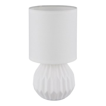 Globo - Lampada da tavolo 1xE14/40W/230V bianco