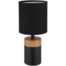 Globo - Lampada da tavolo 1xE14/40W/230V nero/legno