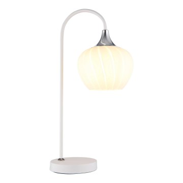 Globo - Lampada da tavolo 1xE27/40W/230V bianco