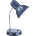 Globo - Lampada da tavolo 1xE27/40W/230V blu