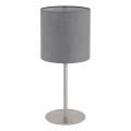 Globo - Lampada da tavolo 1xE27/40W/230V grigia