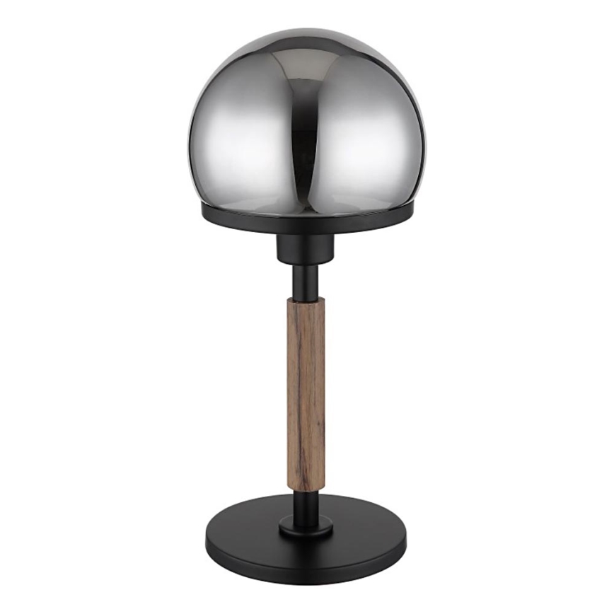 Globo - Lampada da tavolo 1xE27/40W/230V nero/marrone