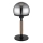 Globo - Lampada da tavolo 1xE27/40W/230V nero/marrone