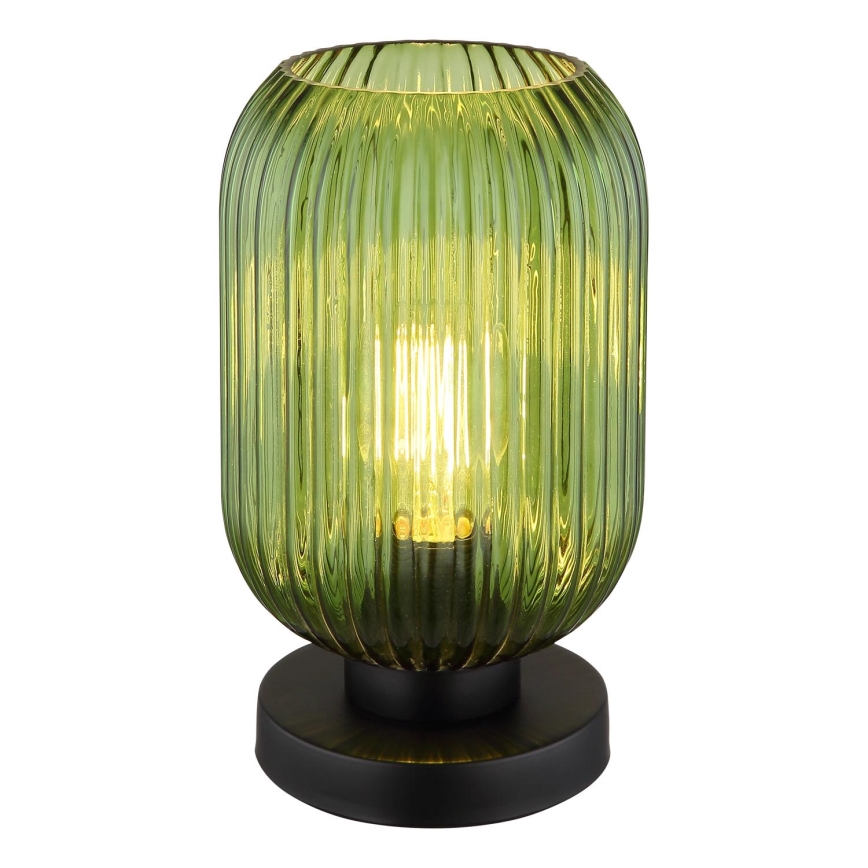 Globo - Lampada da tavolo 1xE27/40W/230V verde