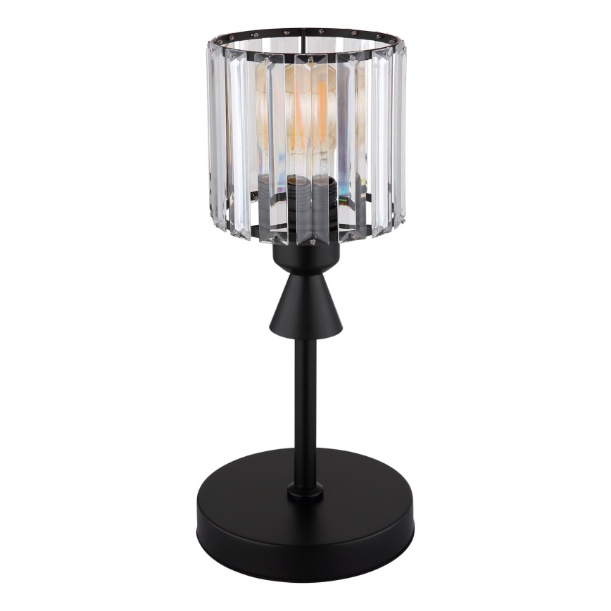 Globo - Lampada da tavolo 1xE27/60W/230V diametro 15 cm nero