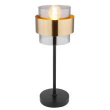 Globo - Lampada da tavolo 1xE27/60W/230V nero/ottone